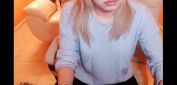  Confused Depressed Blonde Bitch is Waiting for Your Cum on Her Beautiful Face
